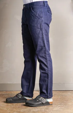 Freenote Cloth Workers Chino 14oz Slub Slim Fit - Navy