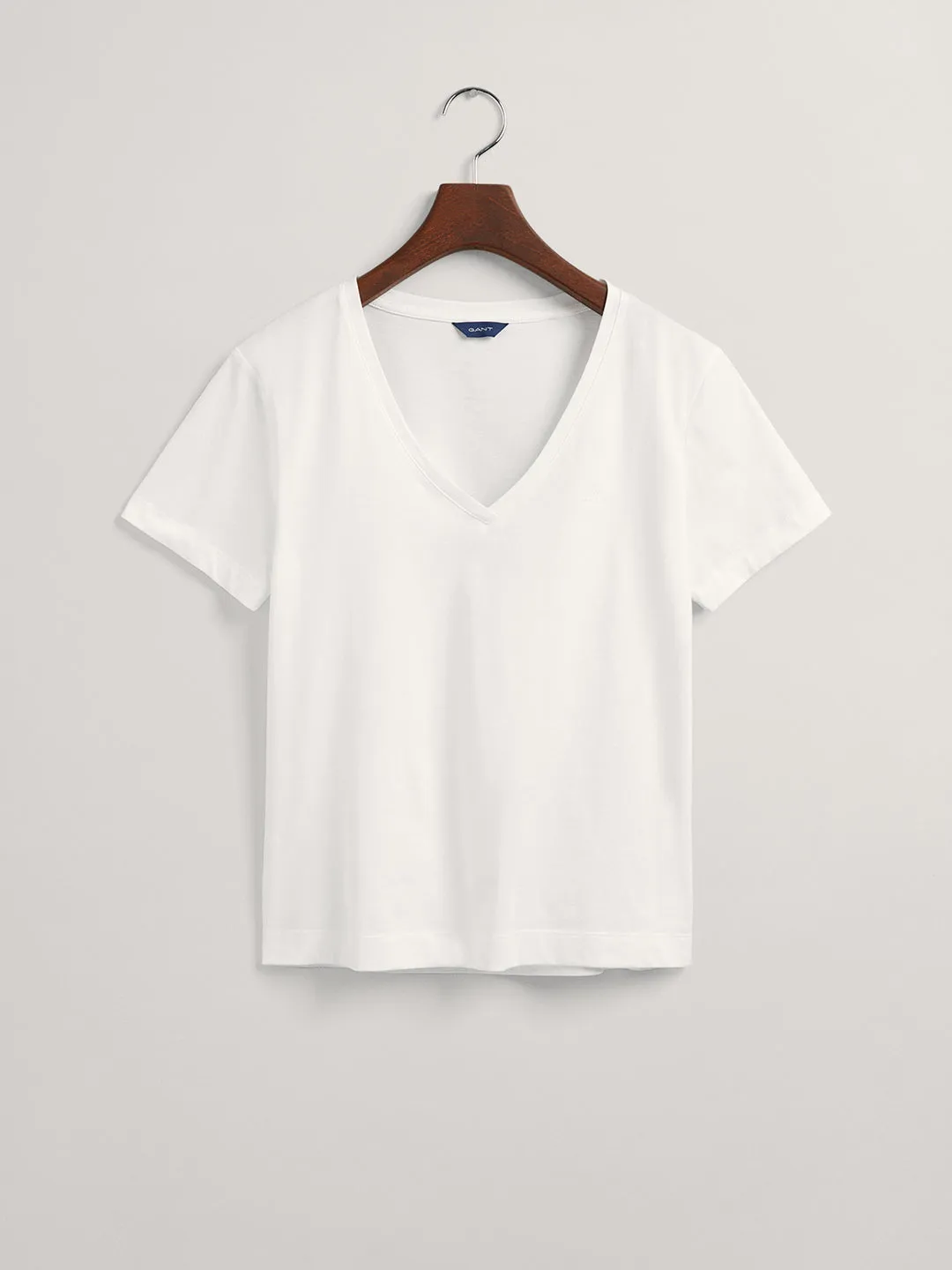 Gant White Preppy Relaxed Fit T-Shirt