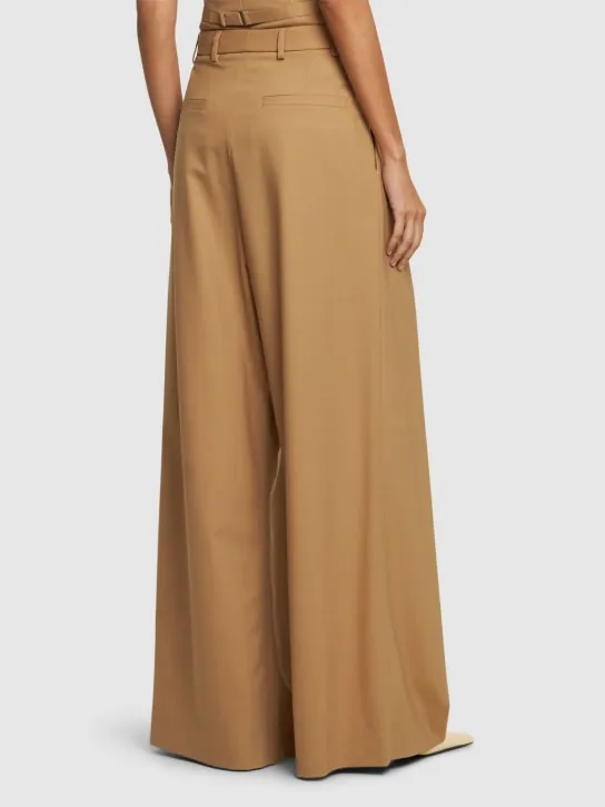 Giuseppe Di Morabito   Stretch wool wide pants 