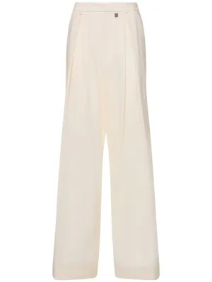 Giuseppe Di Morabito   Stretch wool wide pants 