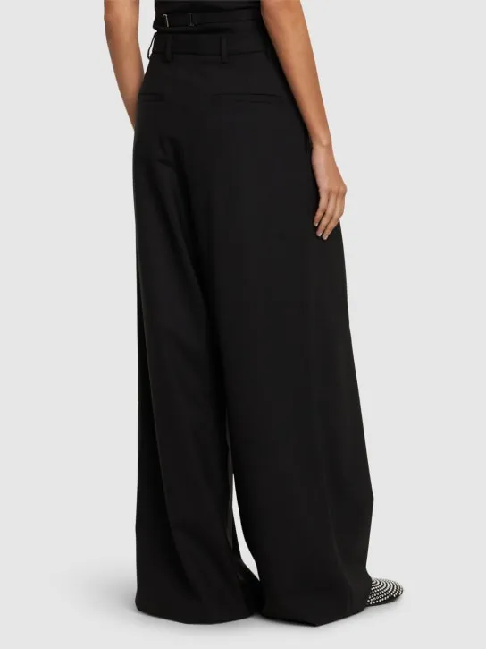 Giuseppe Di Morabito   Stretch wool wide pants 