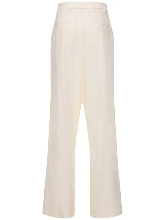 Giuseppe Di Morabito   Stretch wool wide pants 