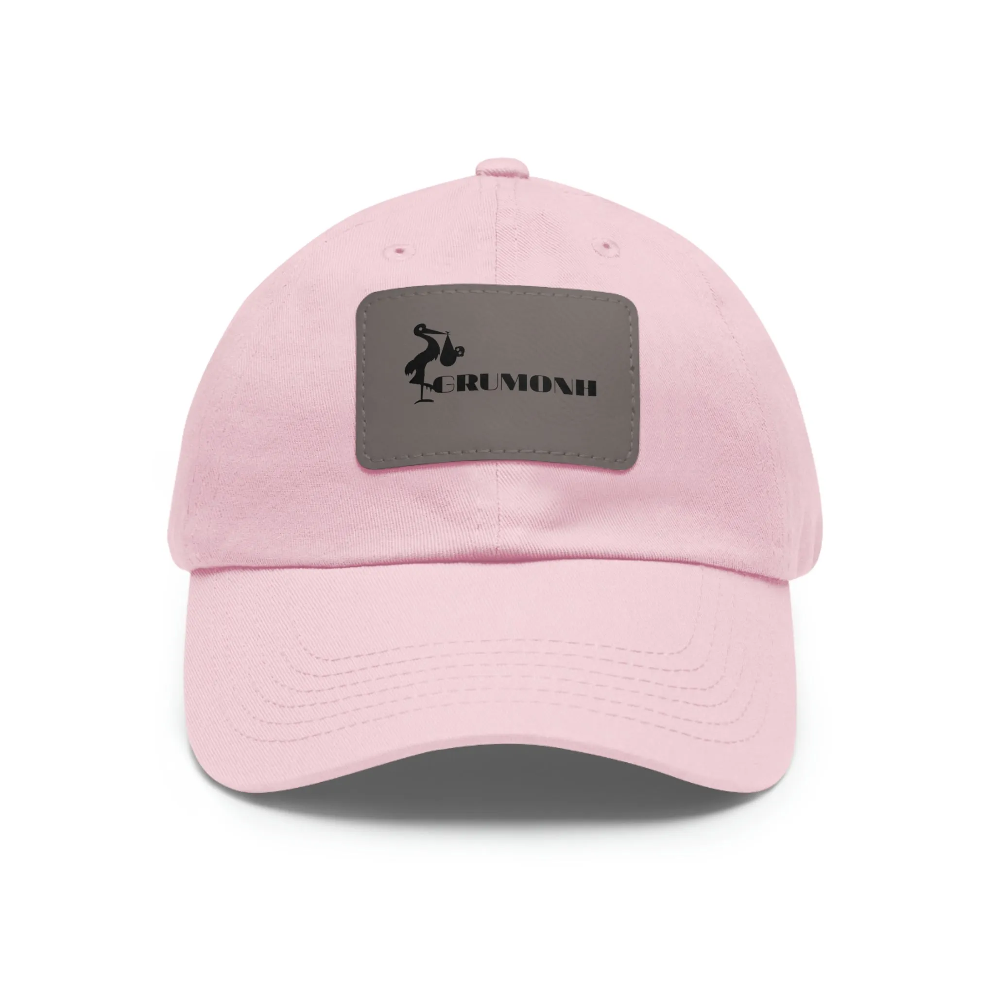 GRUMONH - Dad Hat with Leather Patch