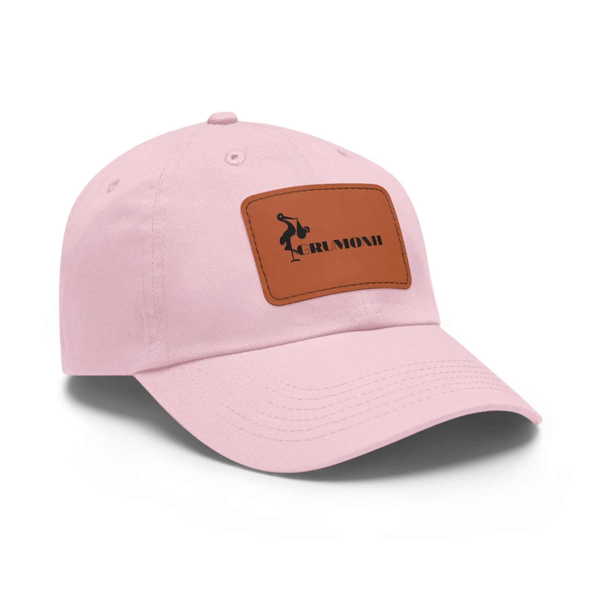 GRUMONH - Dad Hat with Leather Patch