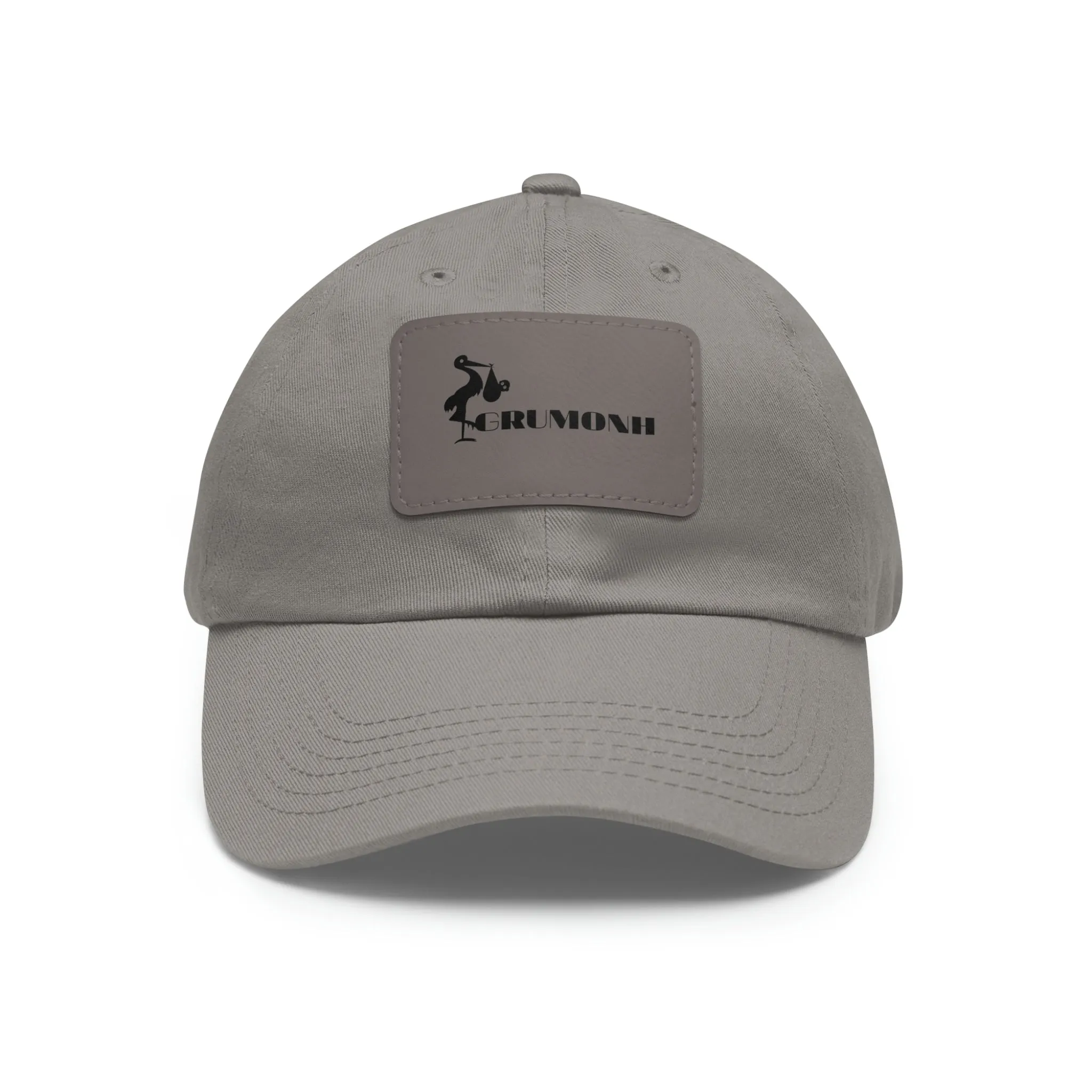 GRUMONH - Dad Hat with Leather Patch