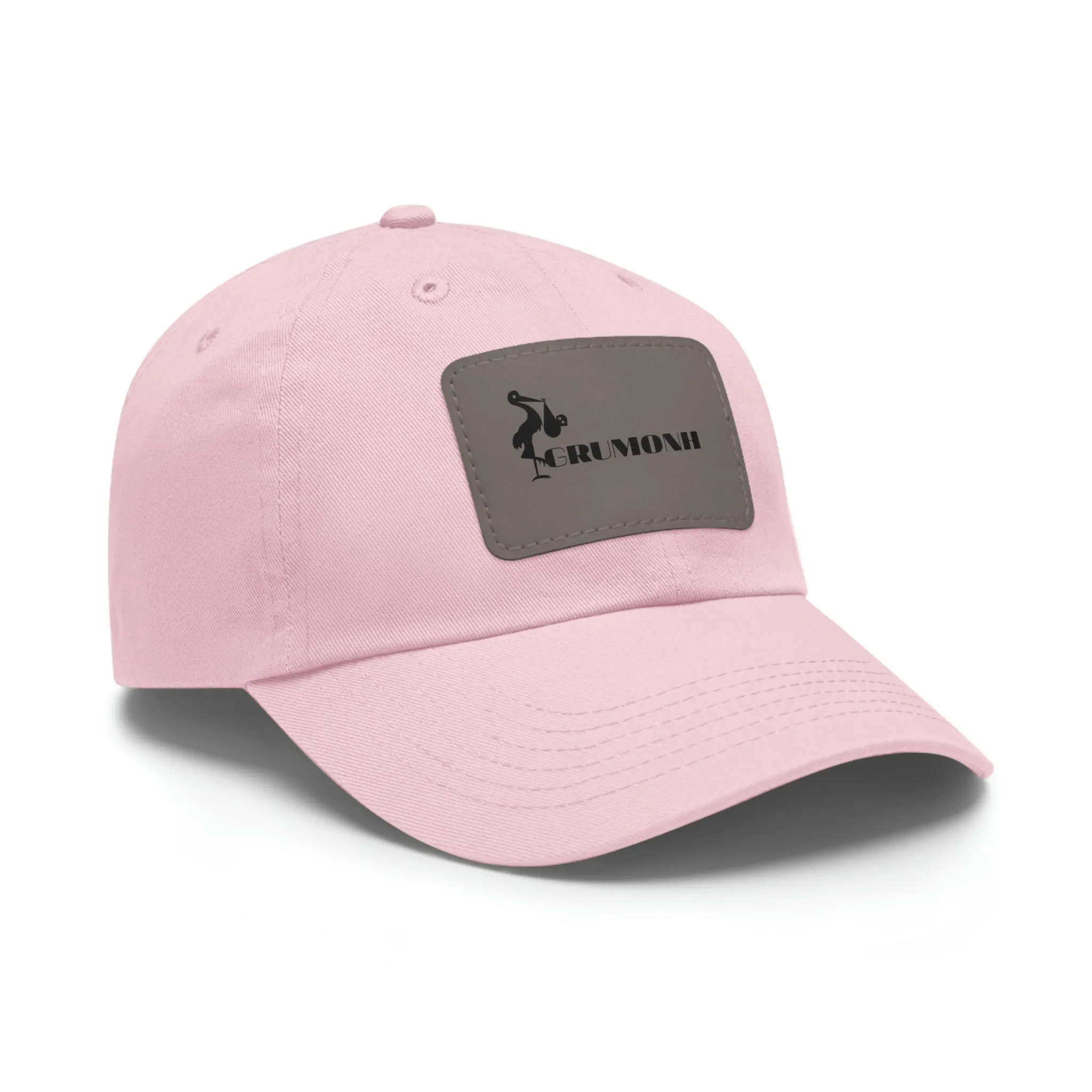 GRUMONH - Dad Hat with Leather Patch