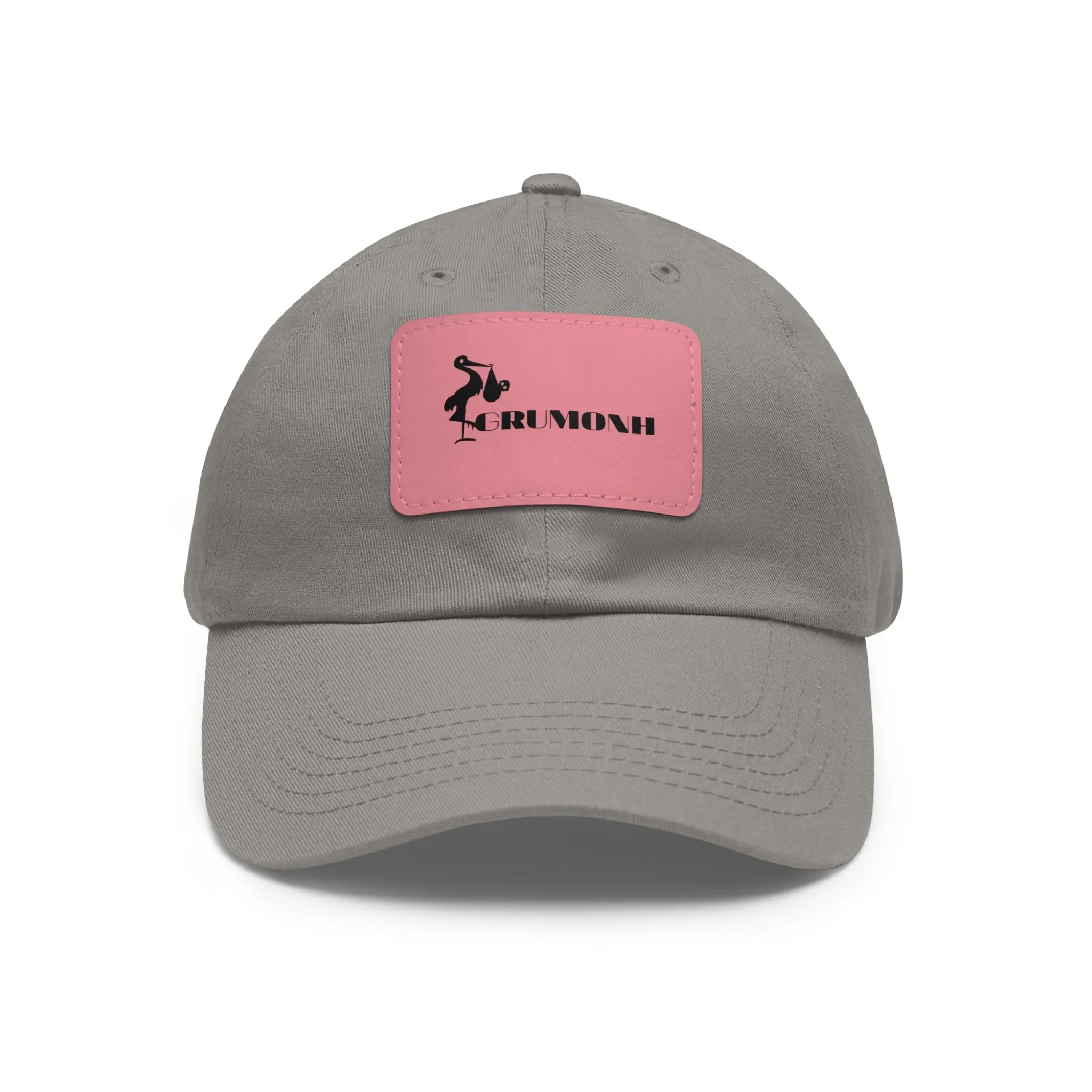 GRUMONH - Dad Hat with Leather Patch