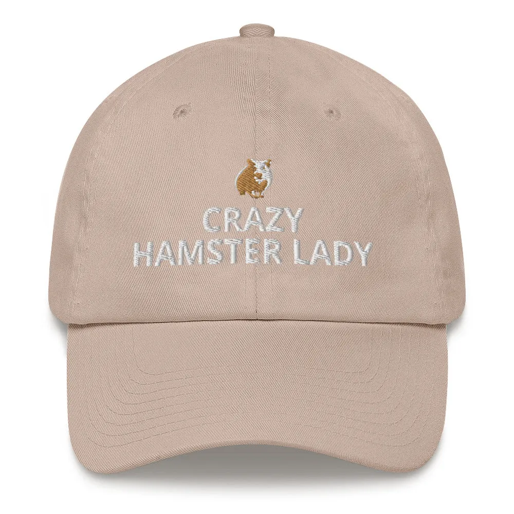 Hamster Hat | Crazy Hamster Lady | Perfect gift for the Pet Hamster lover! | Multiple Hat Colors Available