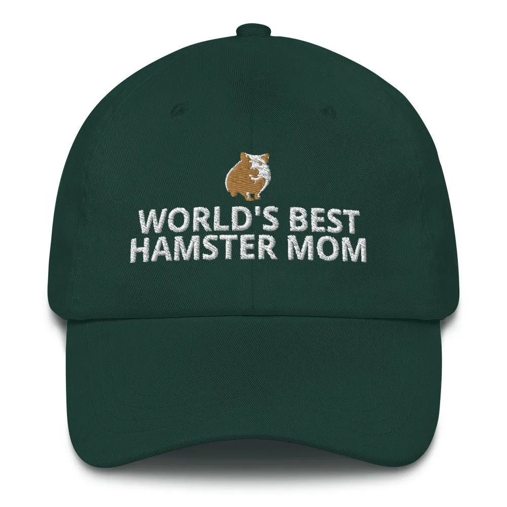 Hamster Hat | World's Best Hamster Mom | Perfect gift for the Pet Hamster lover!