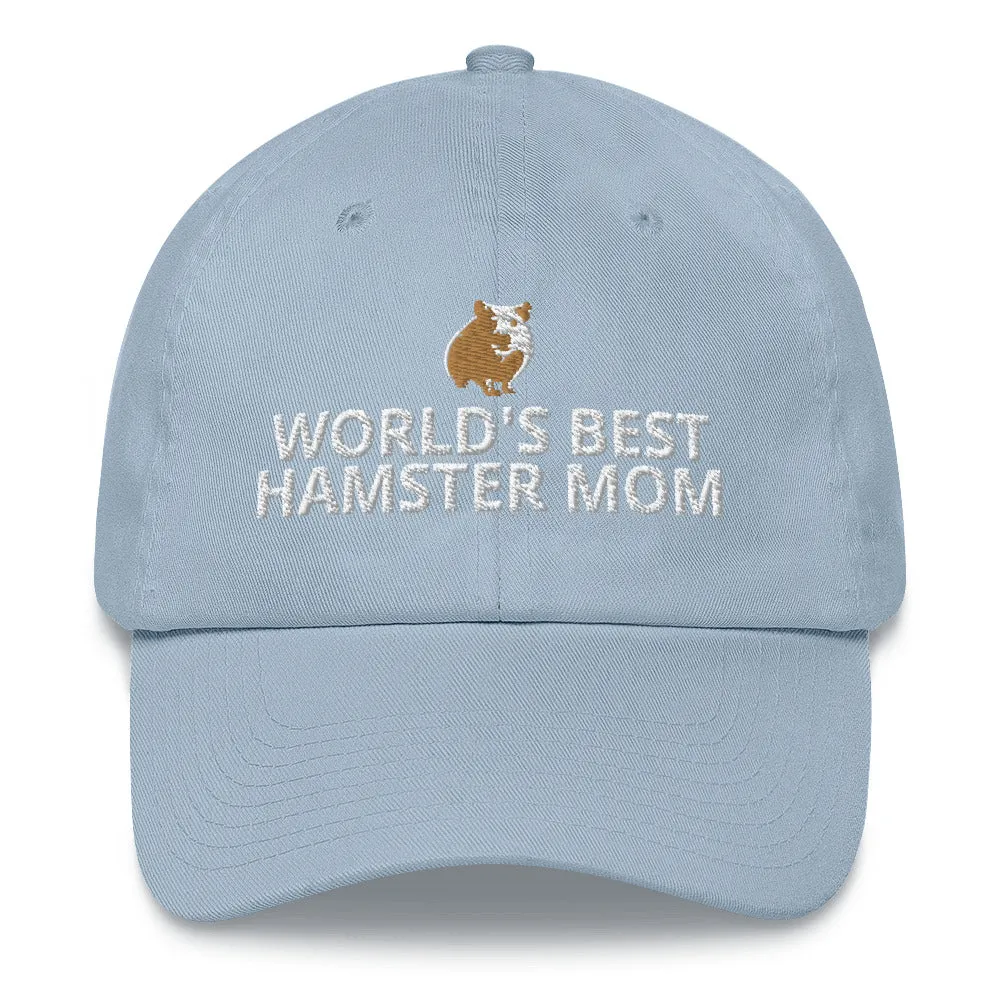 Hamster Hat | World's Best Hamster Mom | Perfect gift for the Pet Hamster lover!