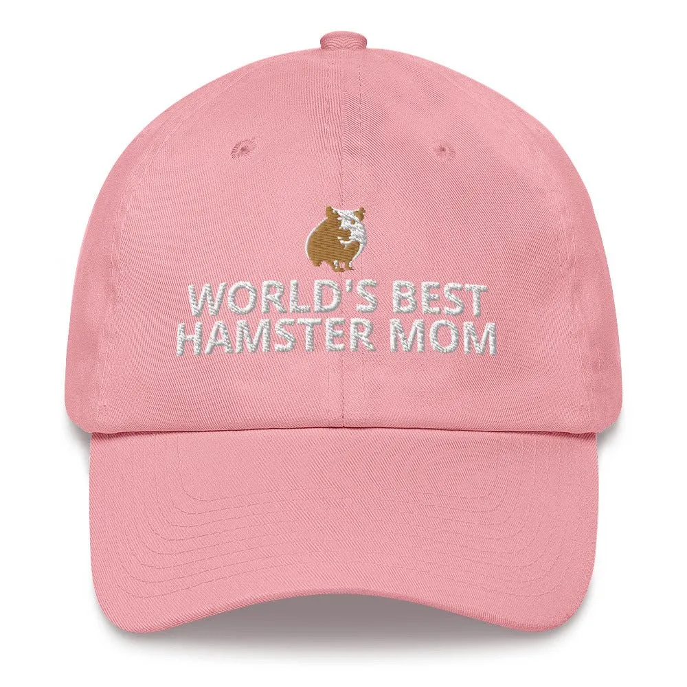 Hamster Hat | World's Best Hamster Mom | Perfect gift for the Pet Hamster lover!