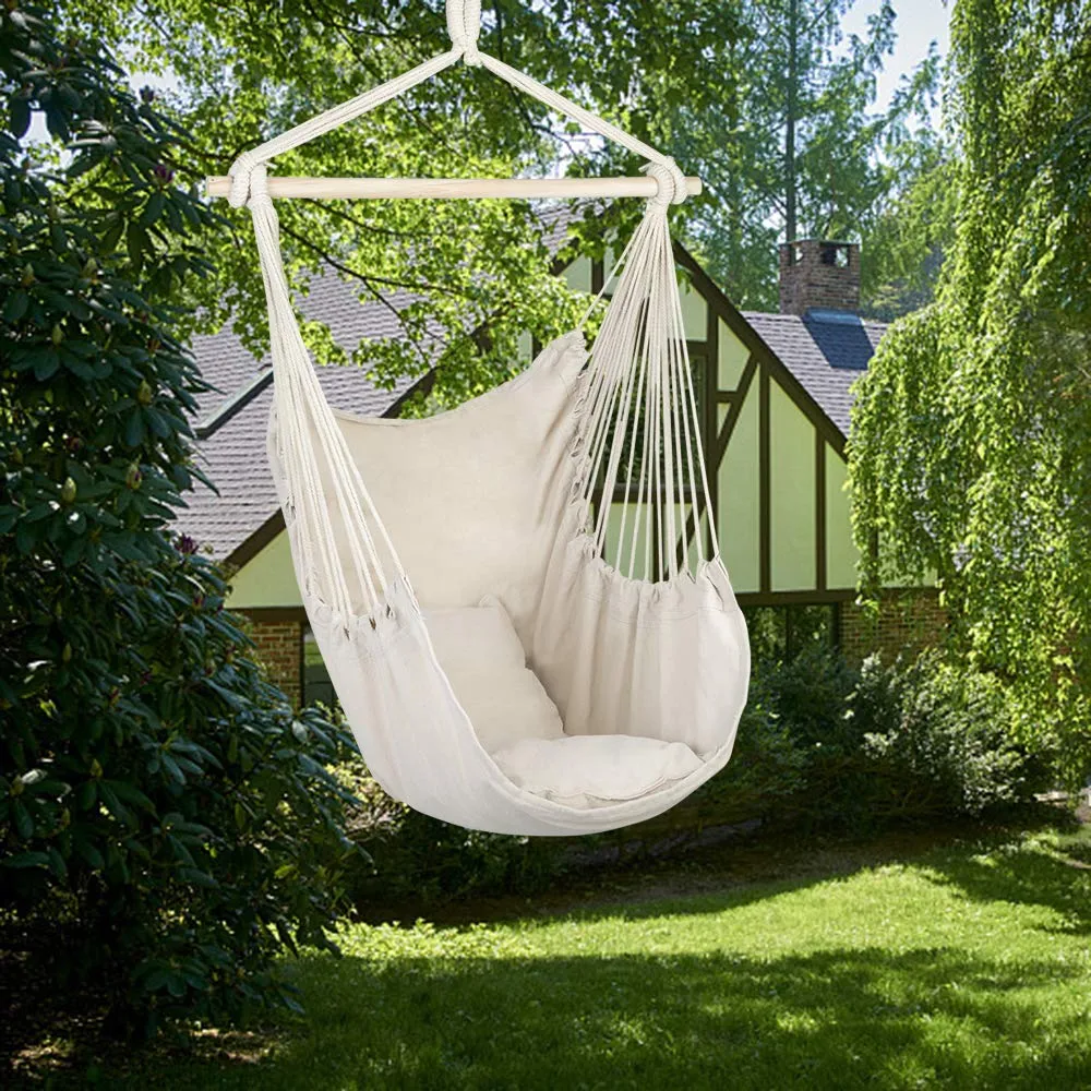 Hanging Rope Hammock Chair - Chino