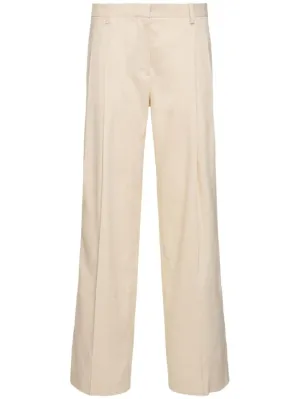 Helmut Lang   Double pleat linen blend pants 