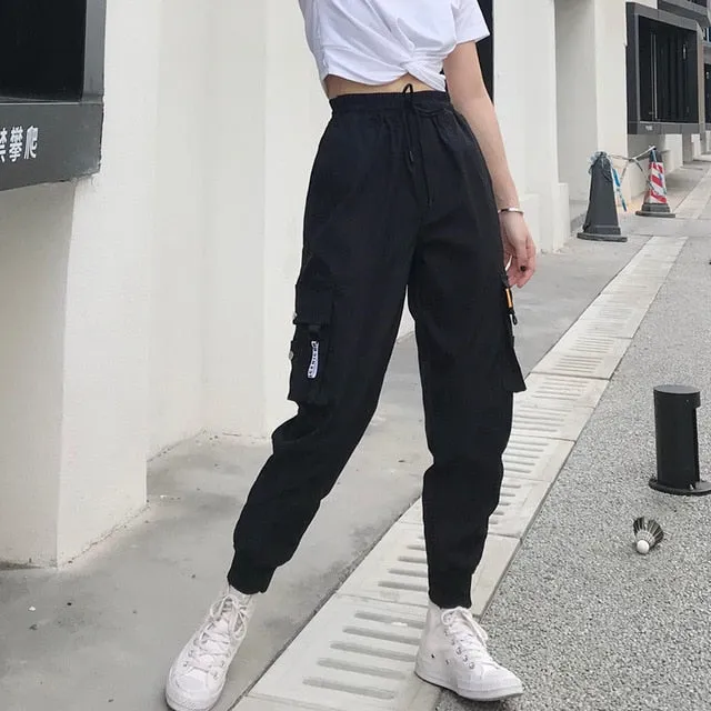 High Waist Loose Streetwear Big Pockets Cargo pants