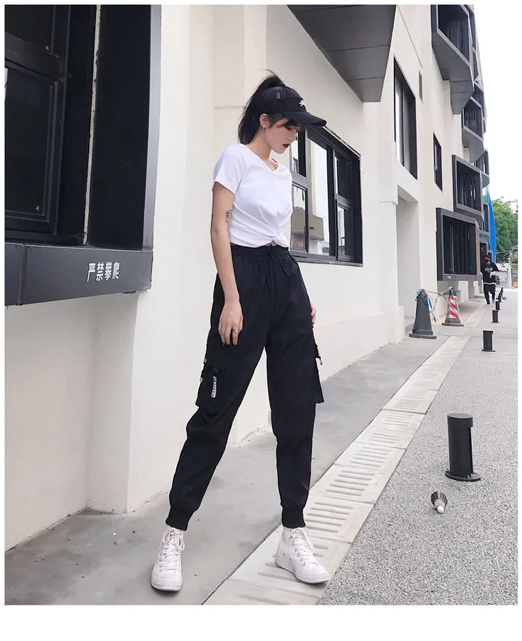 High Waist Loose Streetwear Big Pockets Cargo pants