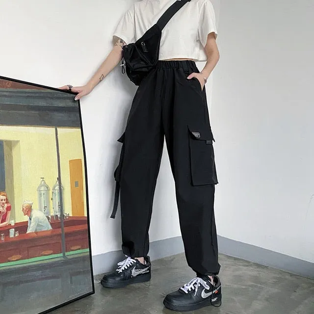 High Waist Loose Streetwear Big Pockets Cargo pants