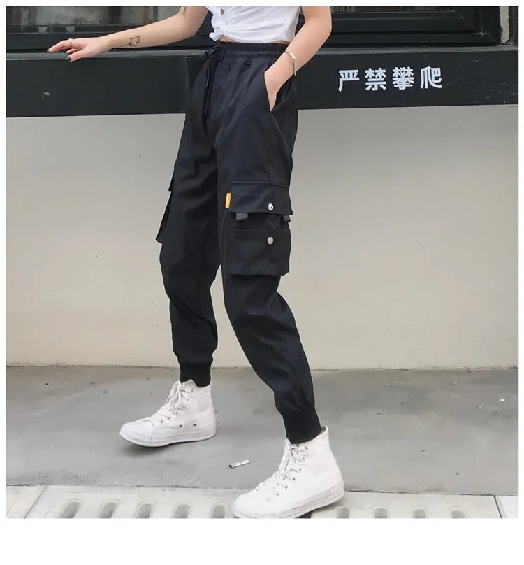 High Waist Loose Streetwear Big Pockets Cargo pants