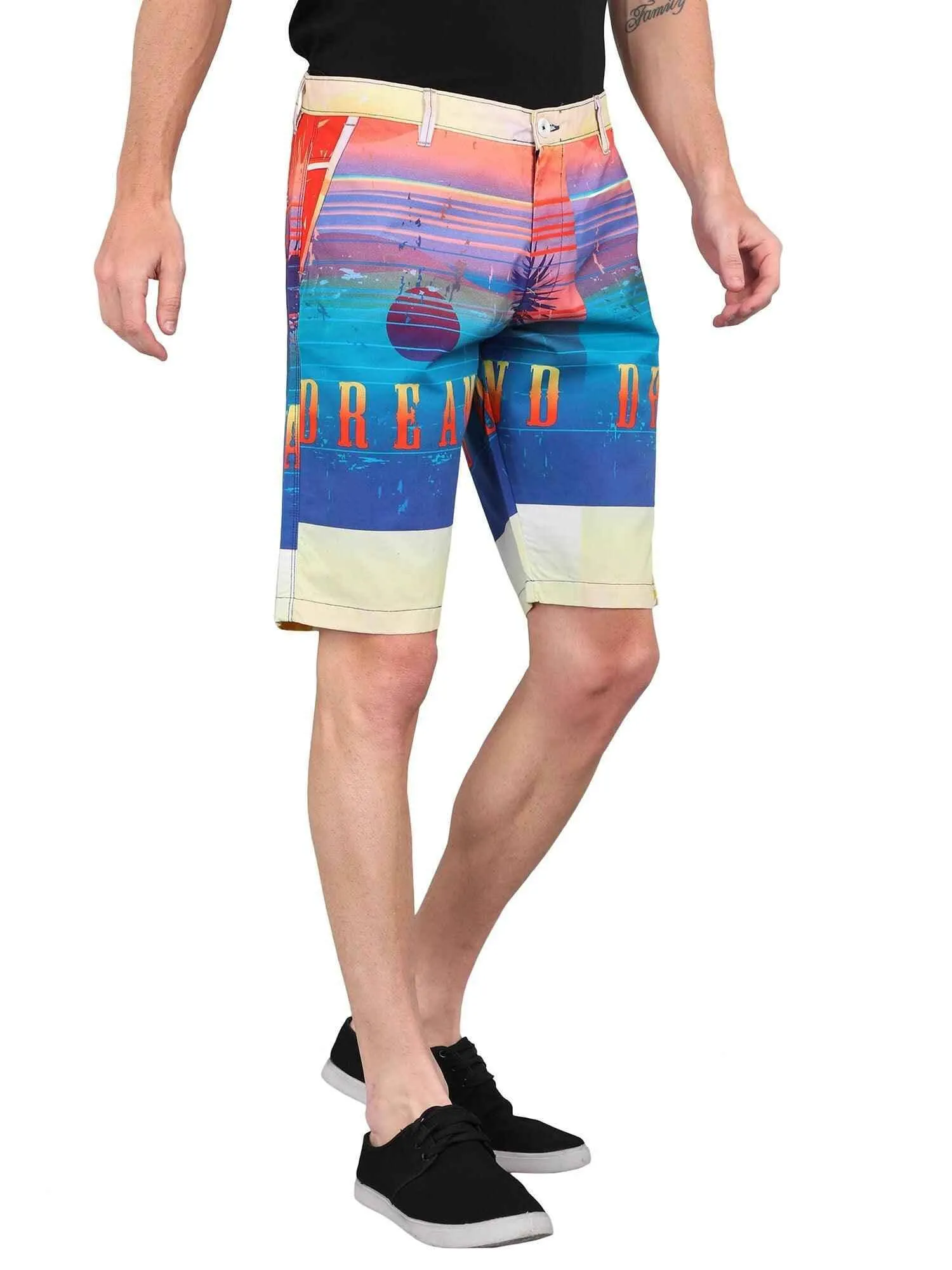 Horizon Digital Printed Giza Cotton Men's Shorts