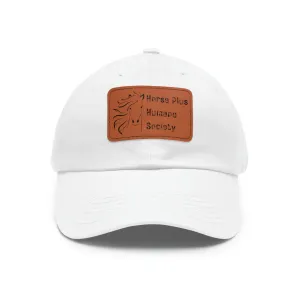 Horse Plus Logo Cap with Leather Patch (Rectangle)