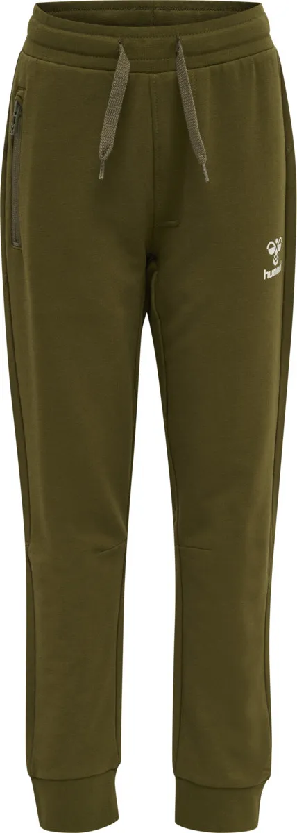 Hummel Kids&#x27; hmlON Pants Dark Olive | Buy Hummel Kids&#x27; hmlON Pants Dark Olive here | Outnorth