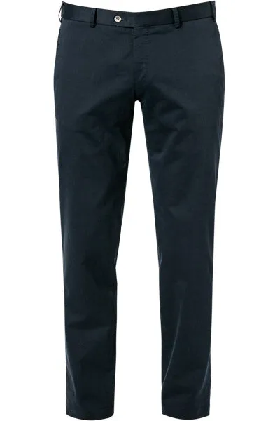 ID10106-Hiltl Navy Tarent Cotton Chino