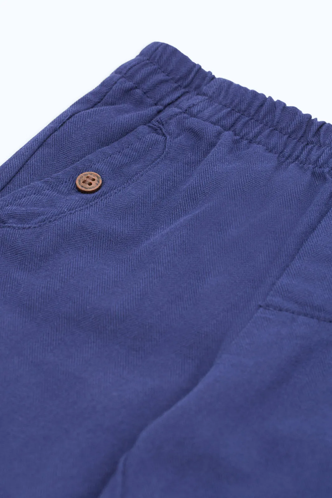 Infant Boys Navy Herringbone Trouser