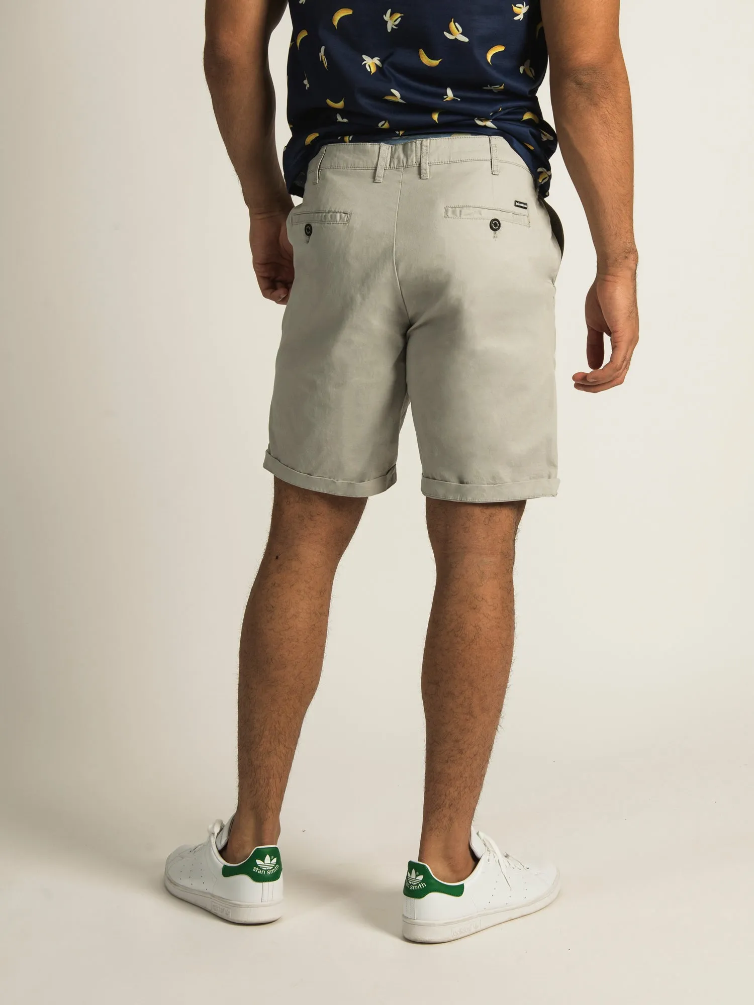 ISLAND HAZE SALVADOR CHINO SHORT - GREY  - CLEARANCE