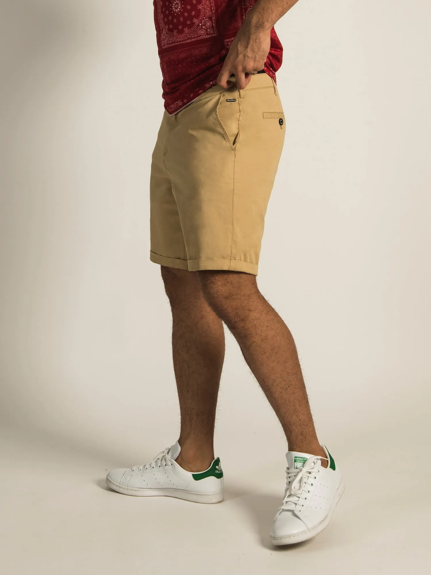 ISLAND HAZE SALVADOR CHINO SHORT - TAN  - CLEARANCE