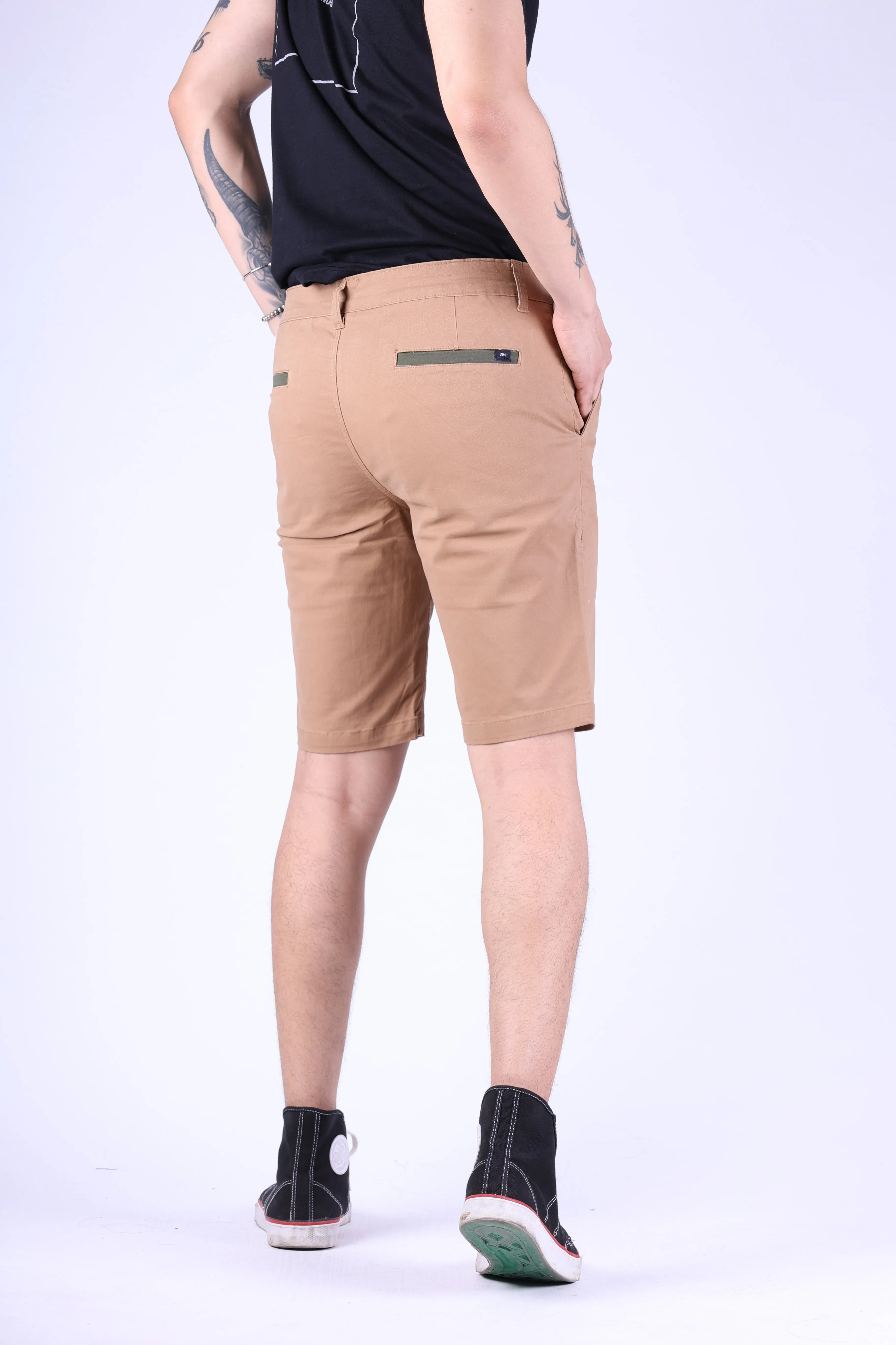 Jack Russel - Men Chino Shorts - Klassik  JS-501 Khali/ Navy