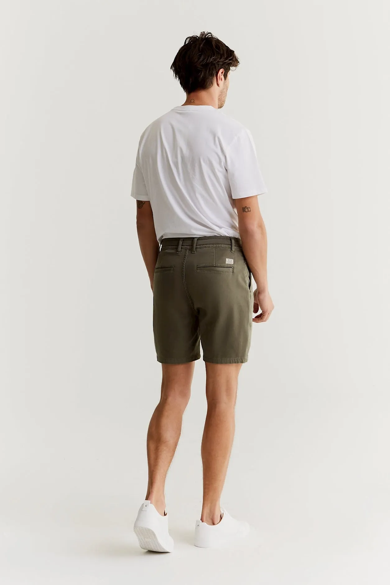 James Jogger Chino Shorts Khaki