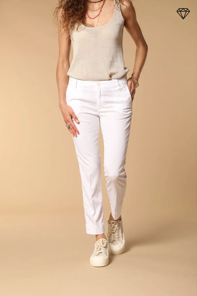 Jaqueline Curvie pantalone chino donna in twill curvy fit ①