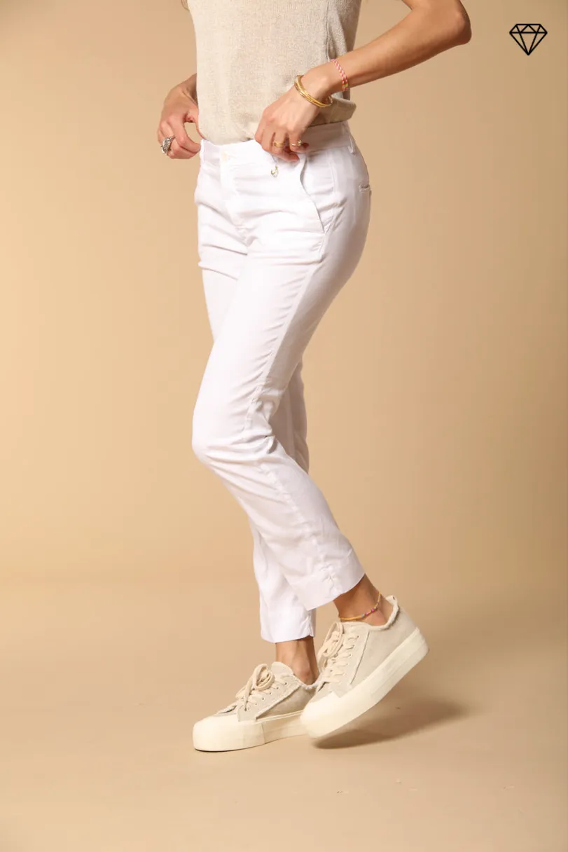 Jaqueline Curvie pantalone chino donna in twill curvy fit ①