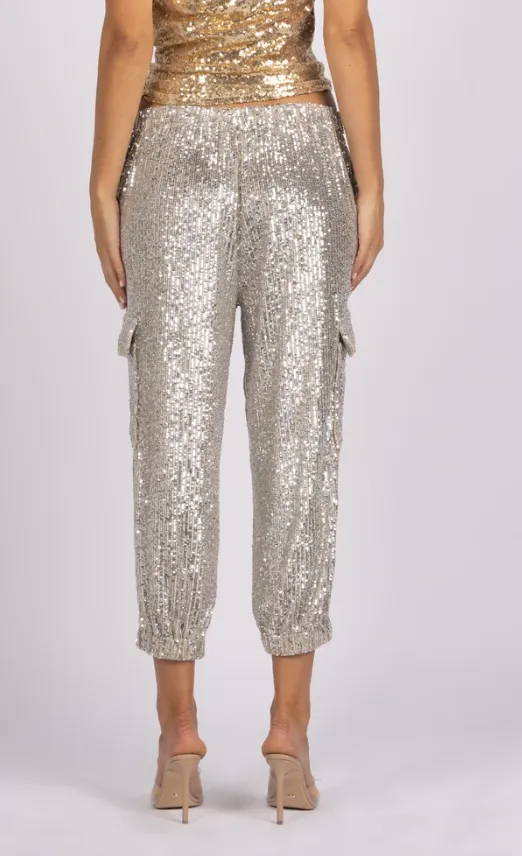 Joey The label Mossy Sequin Jogger