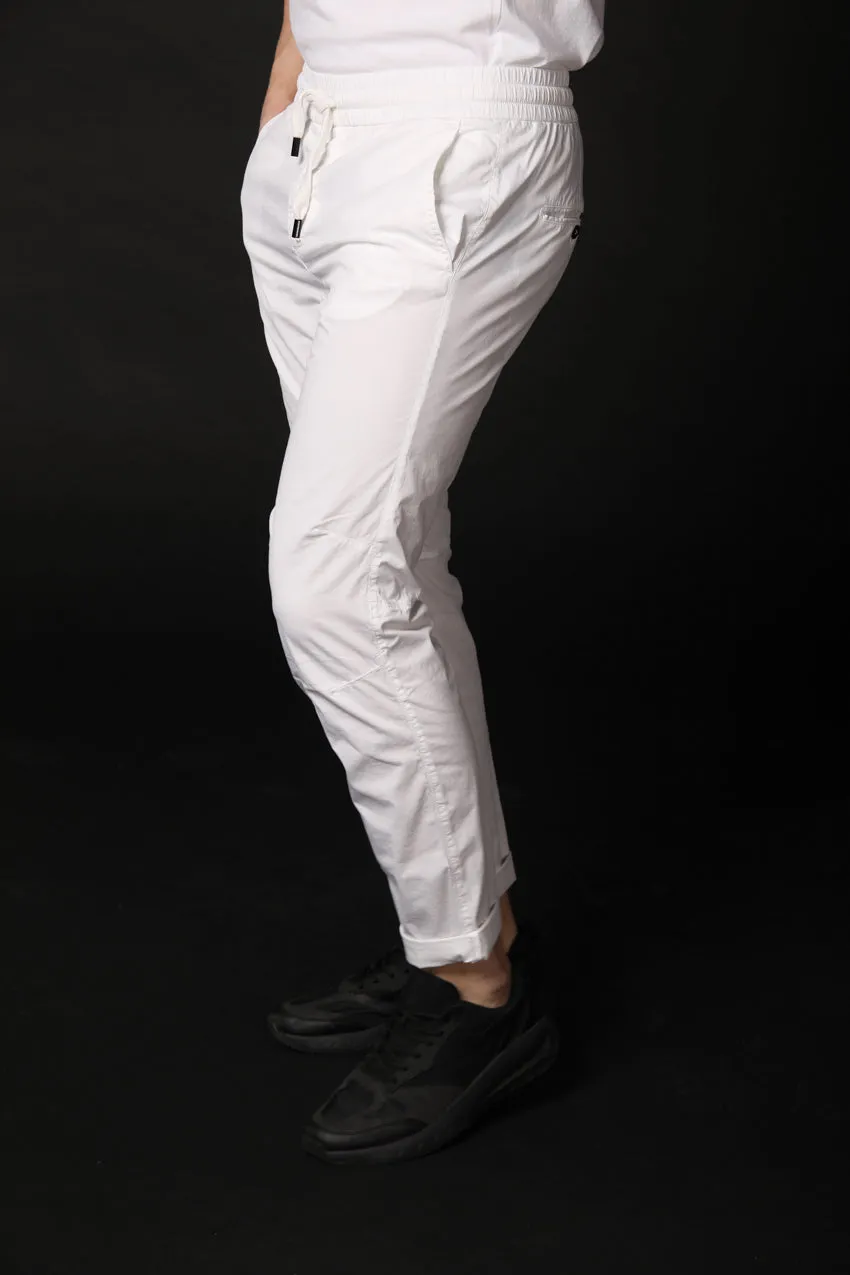 John pantalone chino uomo in cotone e nylon limited edition carrot fit