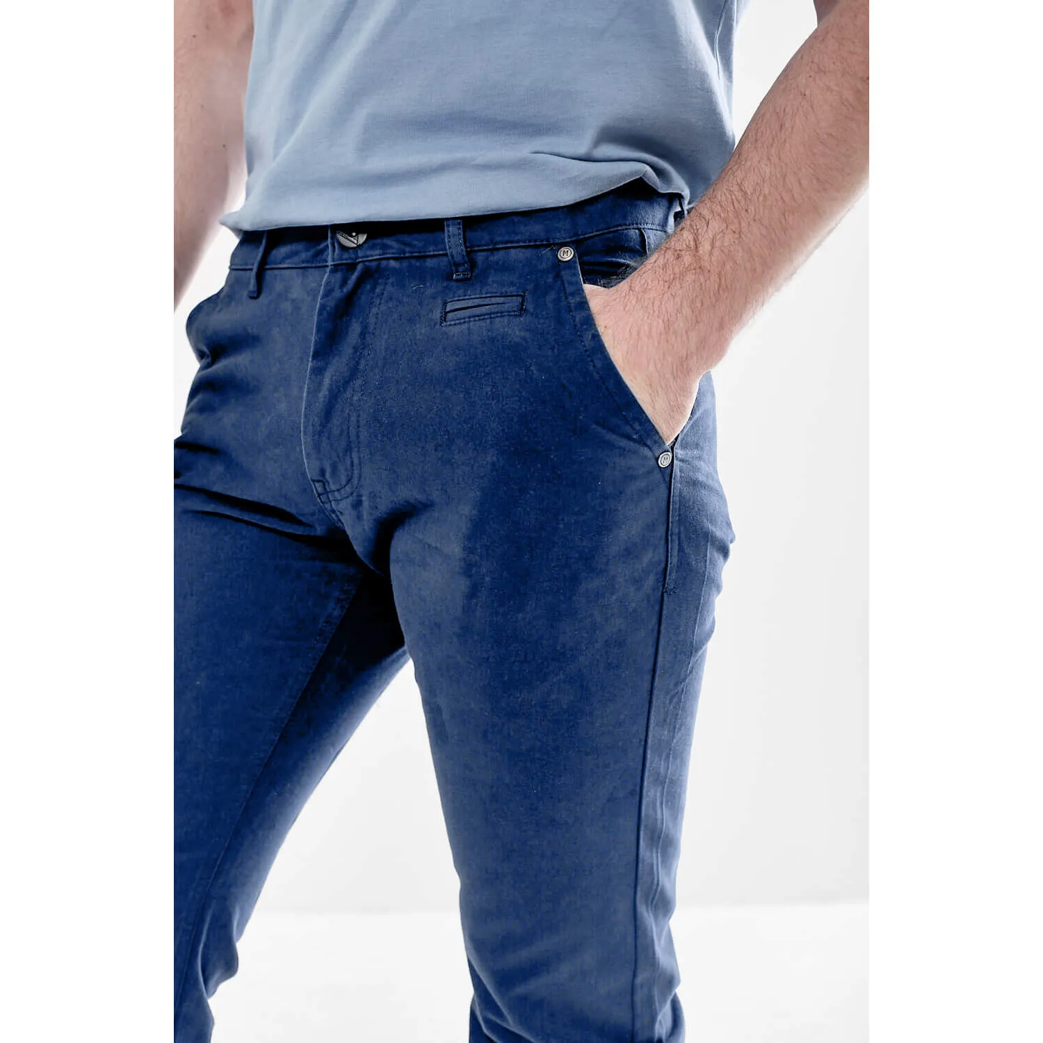 Jonnie Reg Fit Chino - Blue