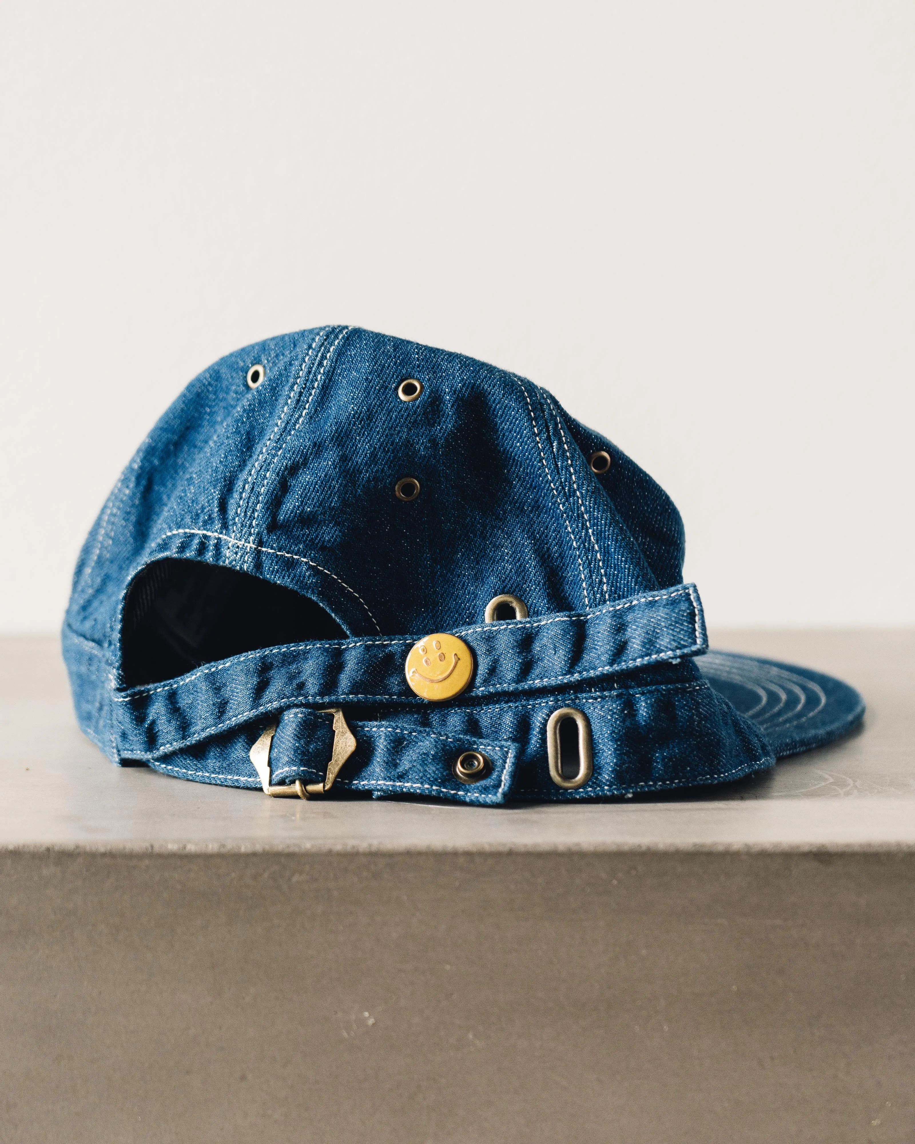 Kapital Barbie Cap, Indigo 11.5oz Denim