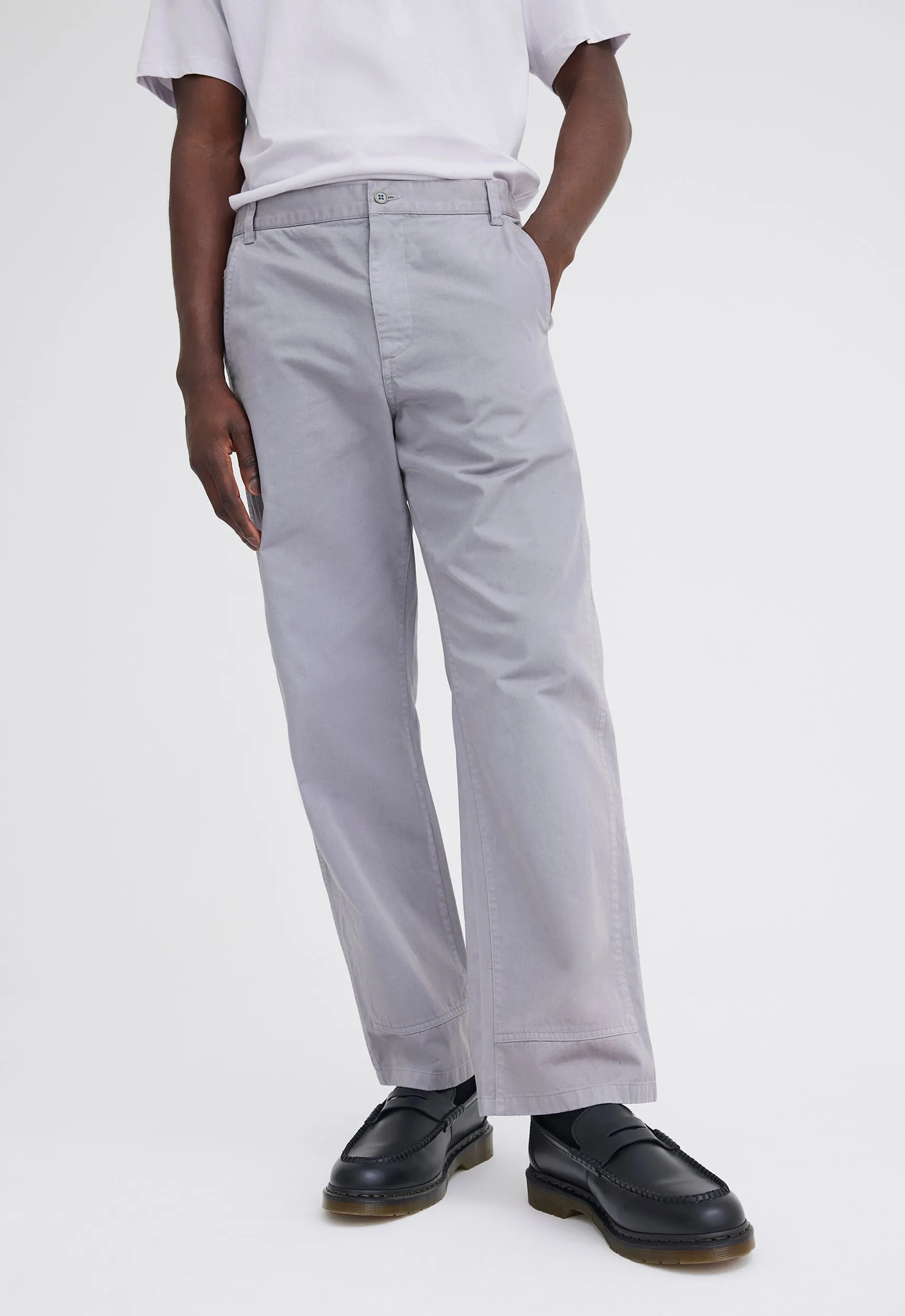 Kellman Cotton Pant - Stainless Grey