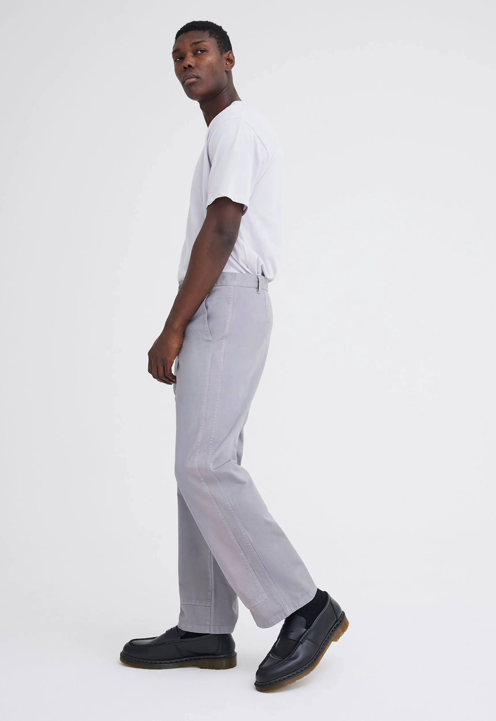 Kellman Cotton Pant - Stainless Grey