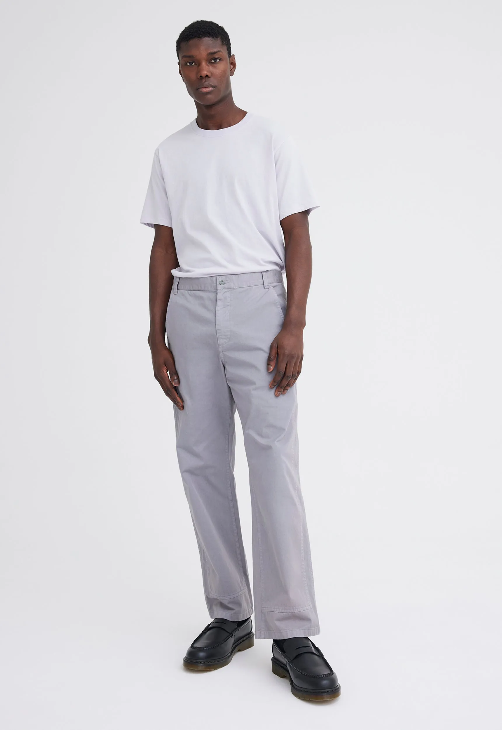 Kellman Cotton Pant - Stainless Grey