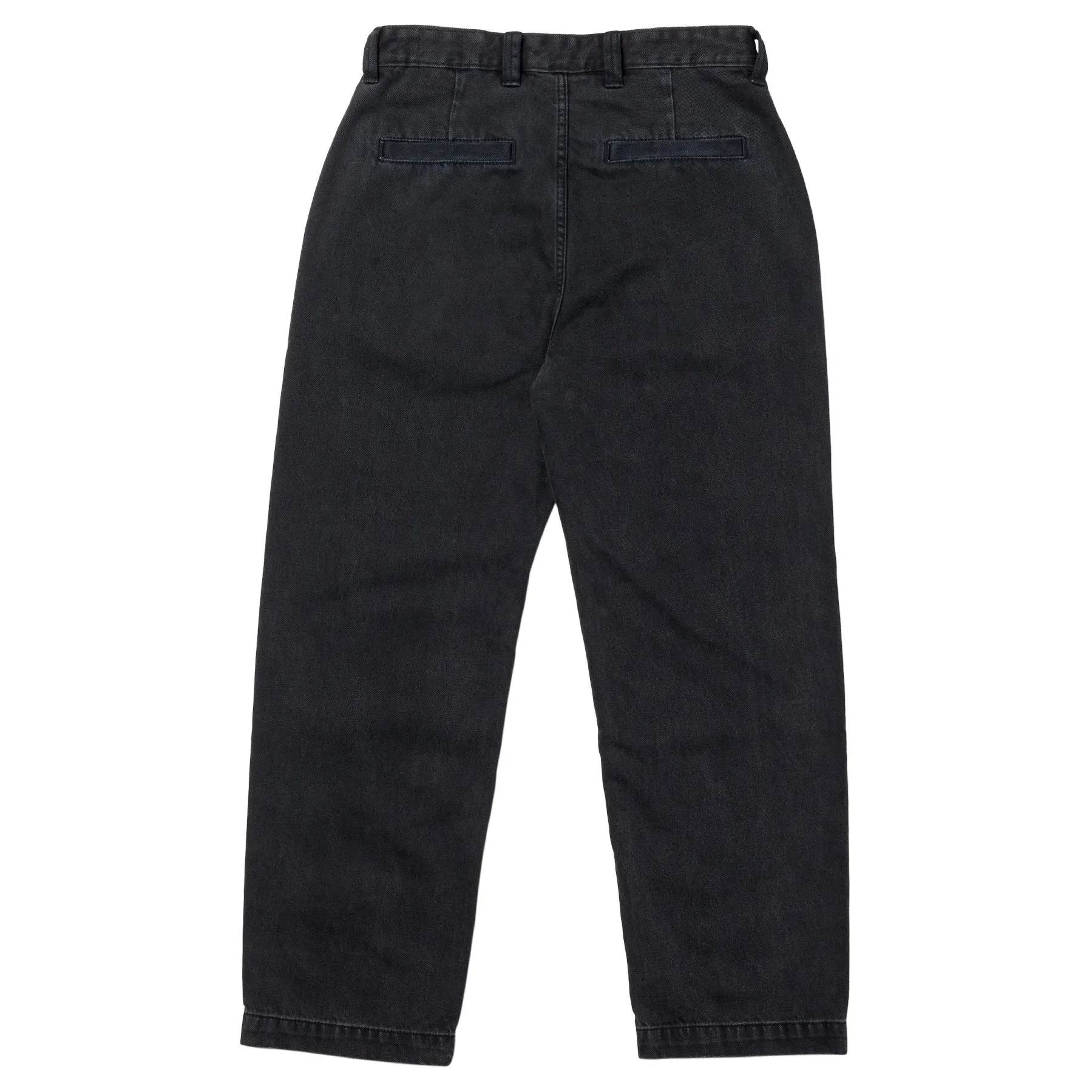 KROOKED EYES DENIM TWILL PANT BLACK