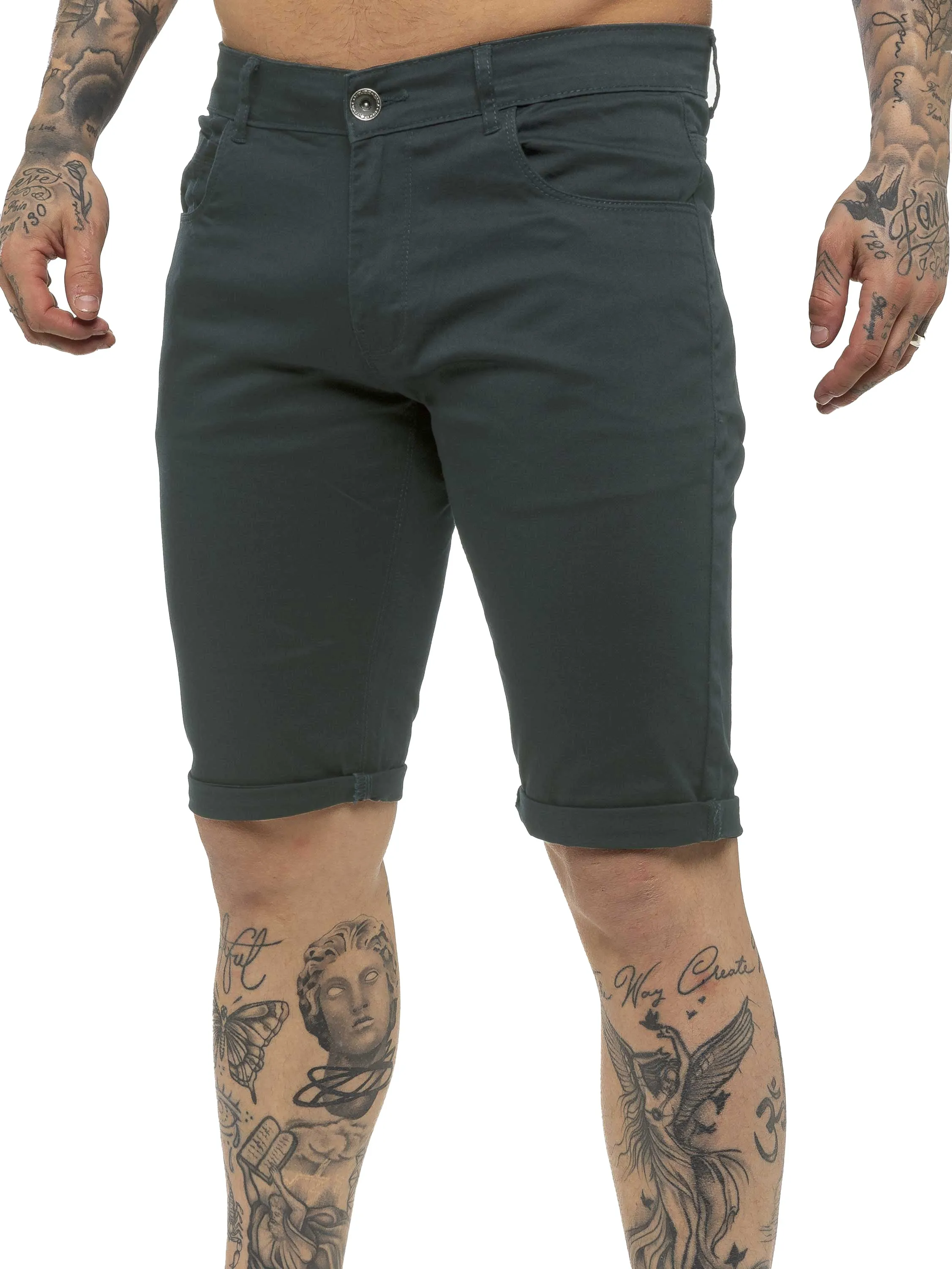 Kruze | Mens Slim Fit Chino Shorts