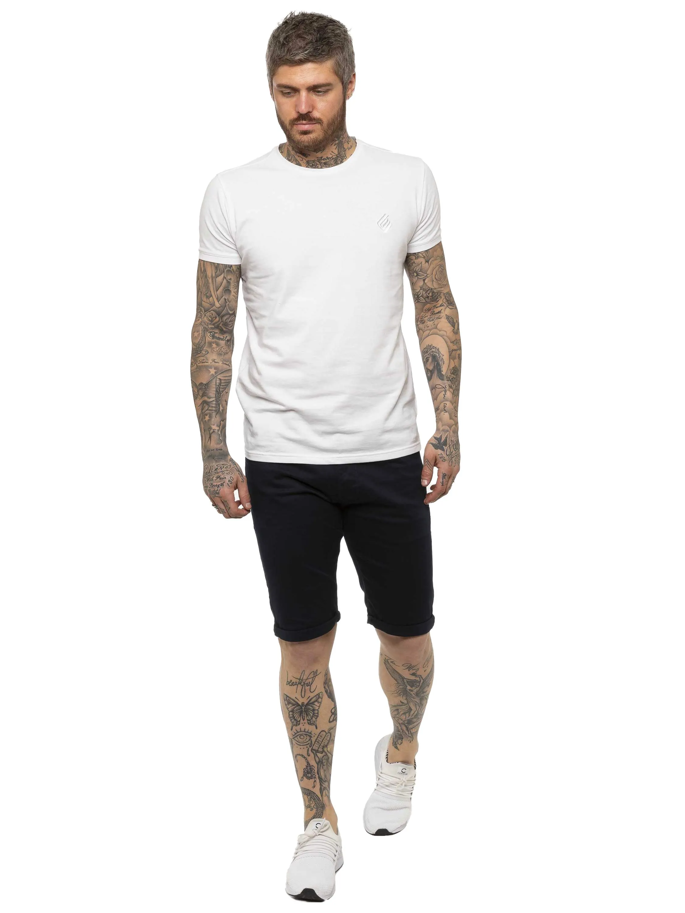 Kruze | Mens Slim Fit Chino Shorts