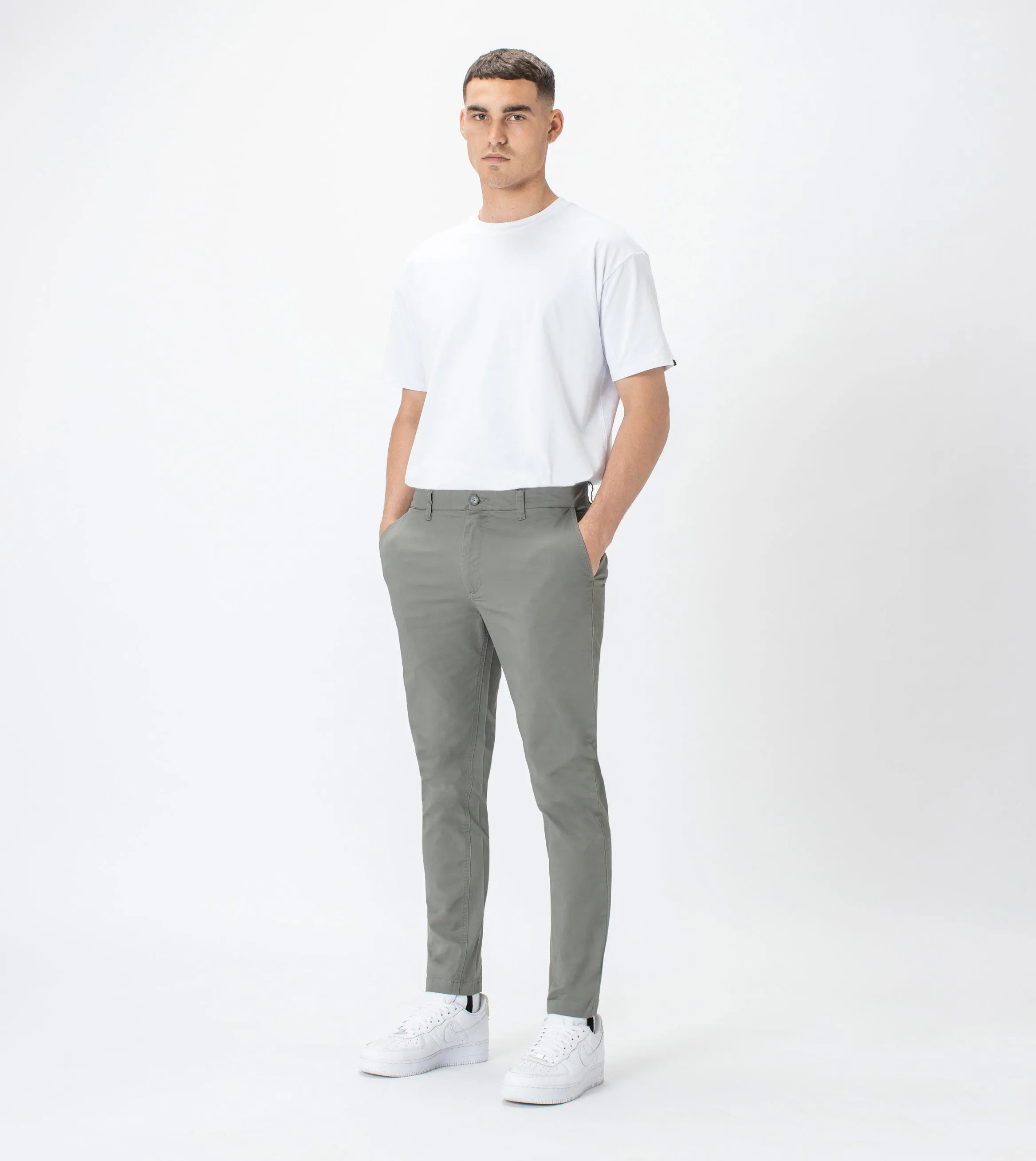 Kyoto Lightweight Chino Dk Moss