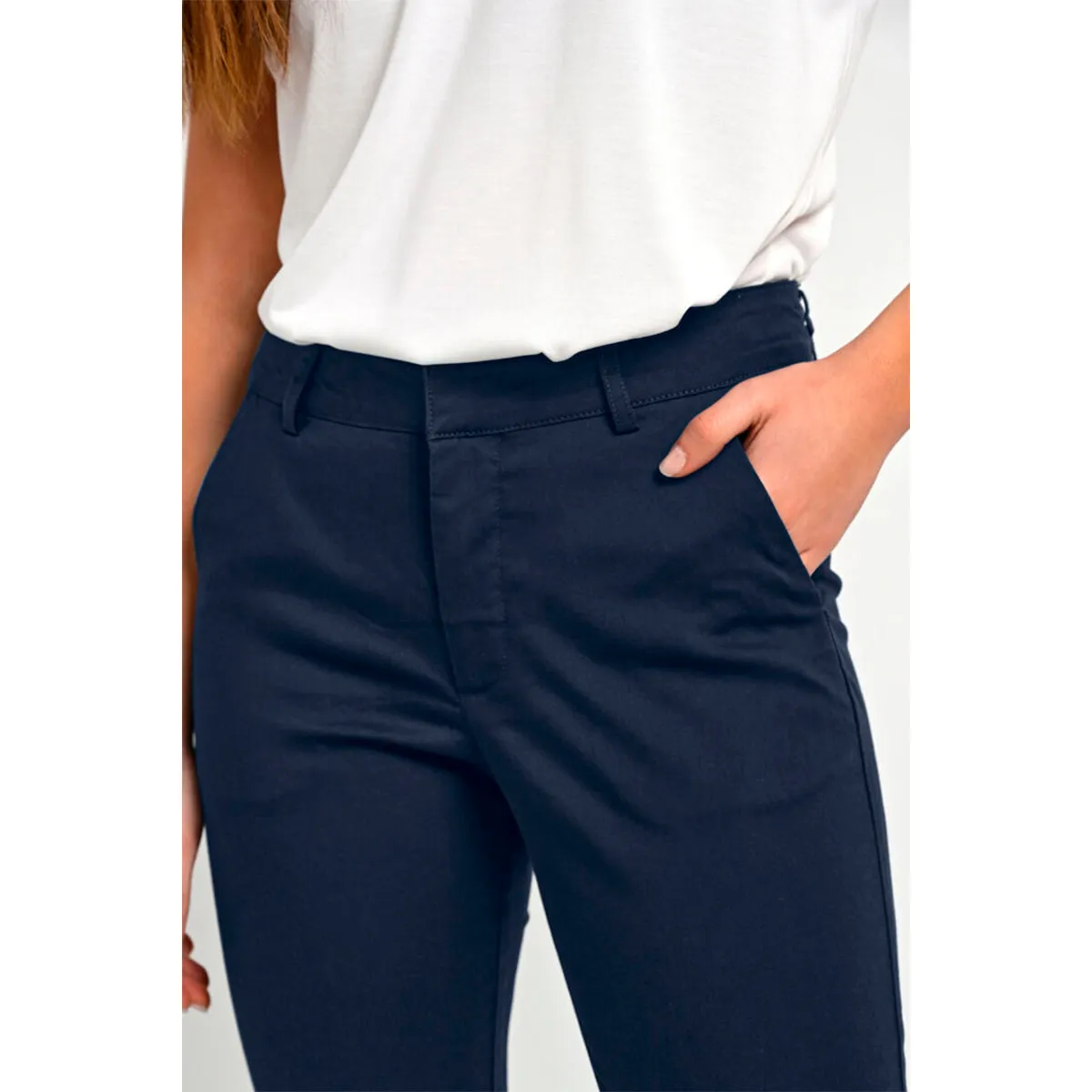 Lea 7/8 Chino pant midnight marine (Levering 3-4 hverdage)