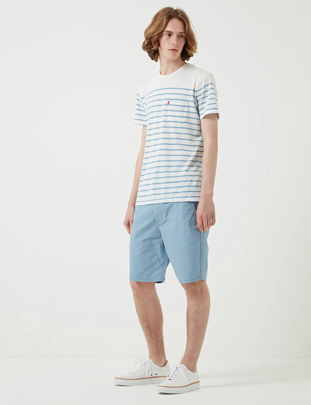 Levis Chino Shorts (Straight) - Mock Blue