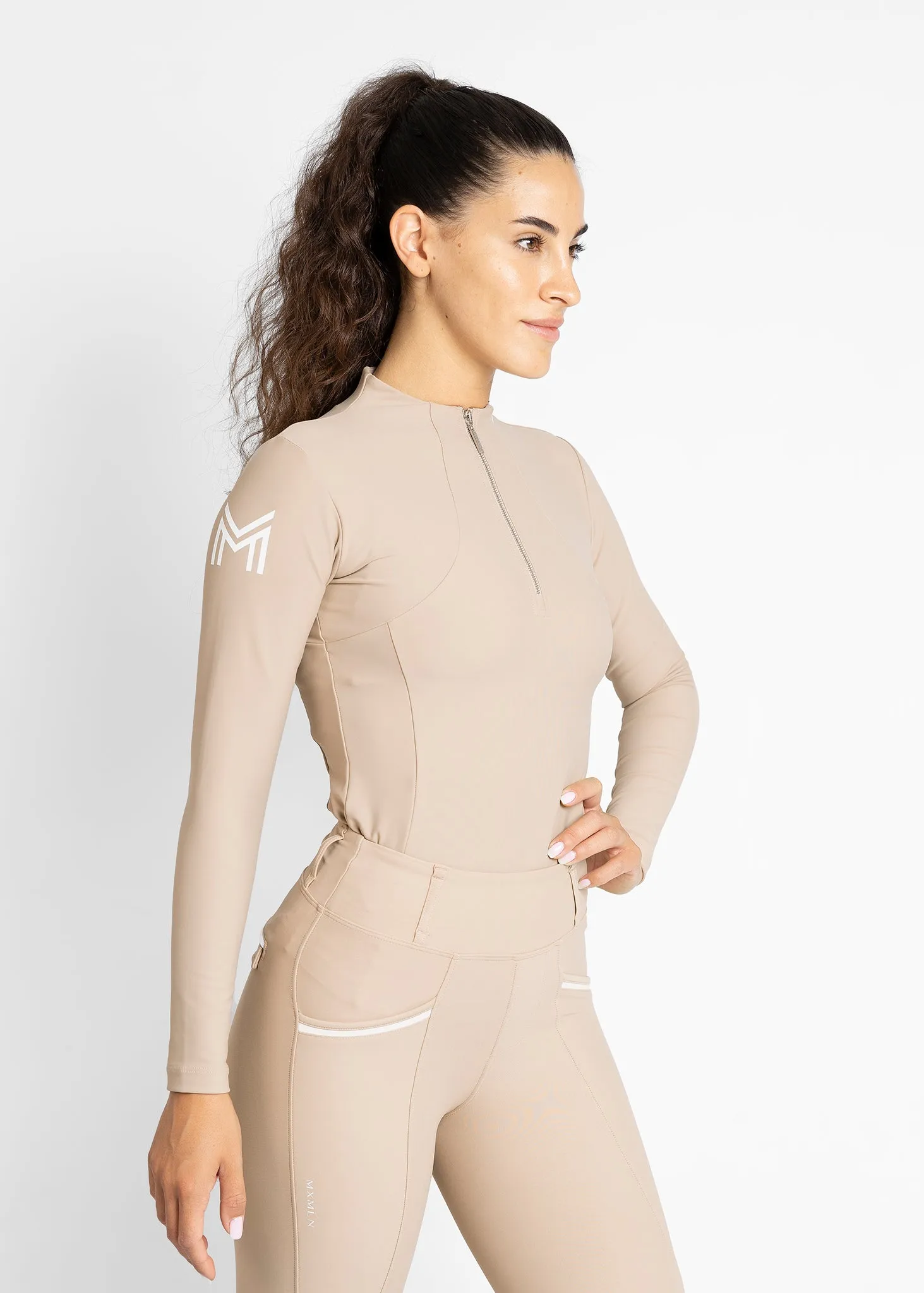 Long Sleeve Base Layer (Beige)