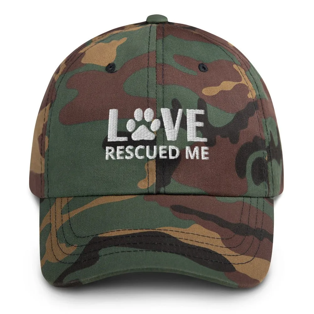 Love Rescued Me | Cat Rescue Hat | Perfect gift for the cat lover in your family!| Multiple Hat Colors Available