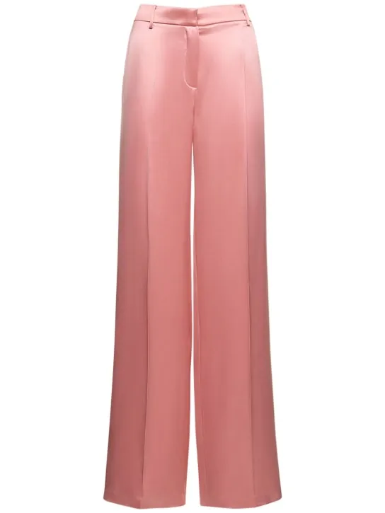 Magda Butrym   Silk satin straight pants 