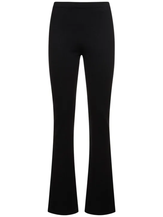 Magda Butrym   Wool blend knit straight pants 