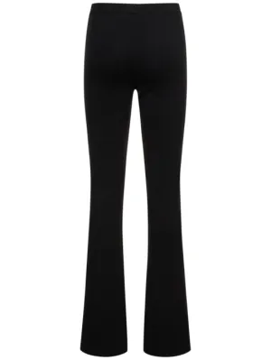 Magda Butrym   Wool blend knit straight pants 